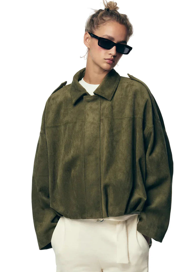 Pila™ – Oversize-takki keinomokasta