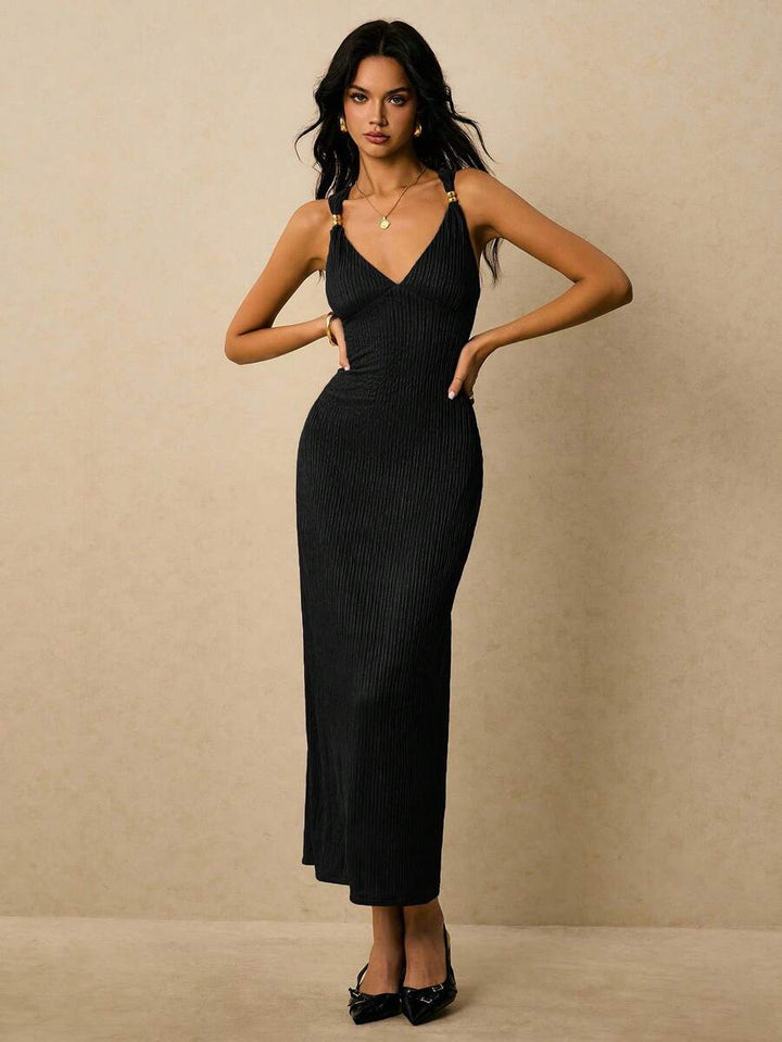 Robe Amélie — Robe Élégante Dos Nu Raffiné