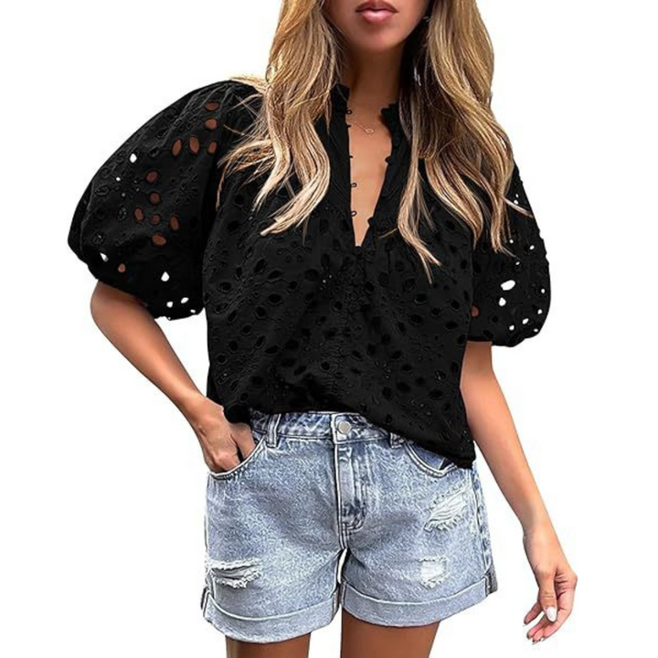 MAYUMI™ – Elegantti Chic Puffihihainen Pitkähiha