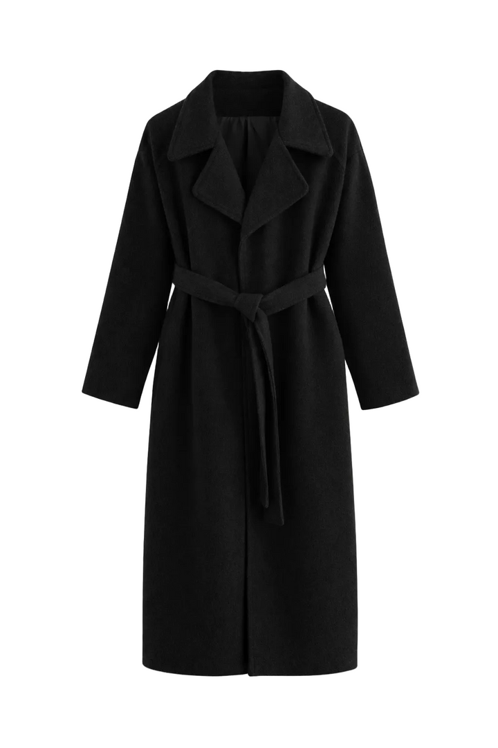 Katrine™ - Elegantti pitkä takki vyöllä