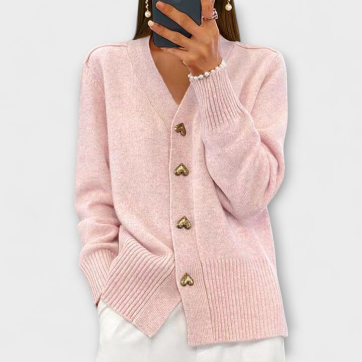 Marij – Vintage-tyylinen V-pääntiepaita naisille