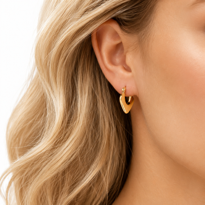 Pendientes Aros Triangulares