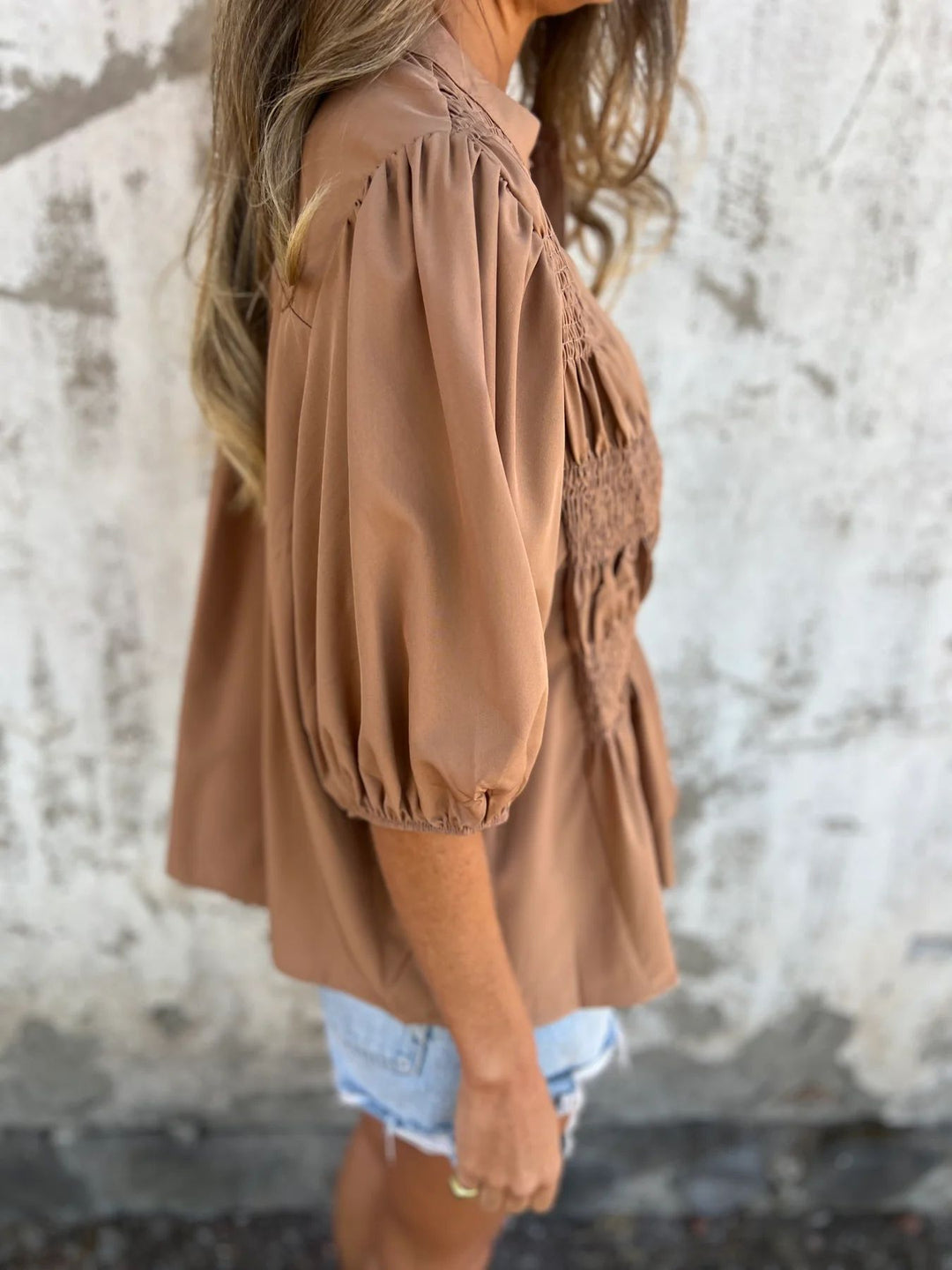 ELIZA™ - Pleatattu paita napitus