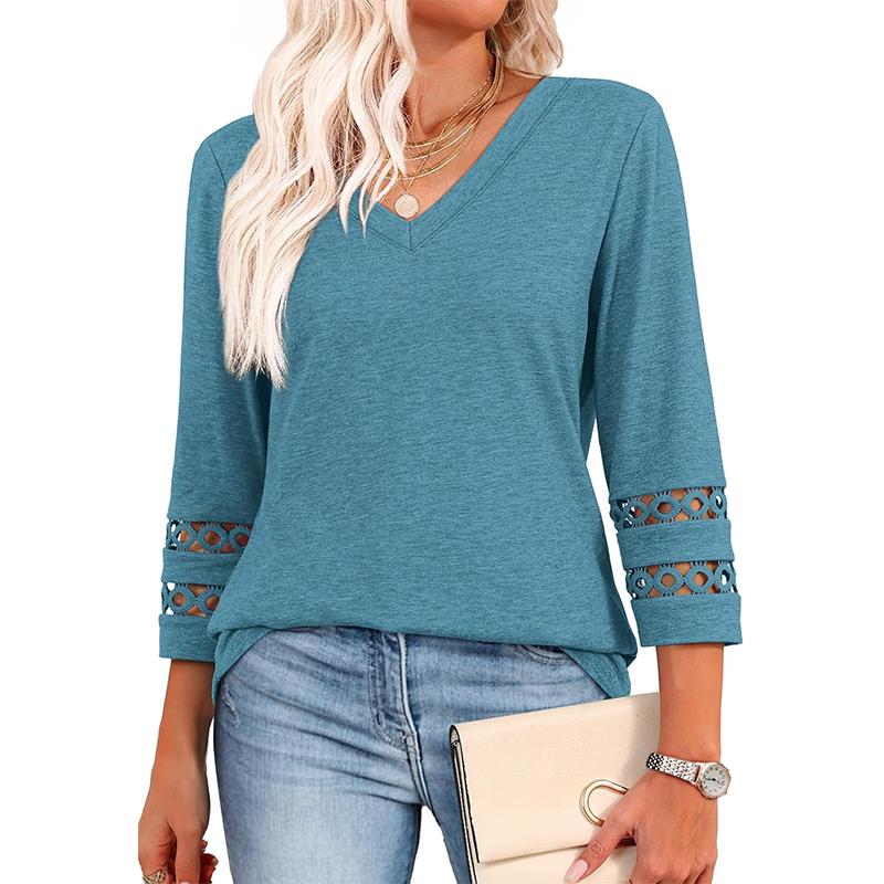 STYLI™ – Tyylikäs rento V-pääntie kesätoppi