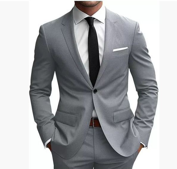Two-piece Wedding Dinner Suit Jacket