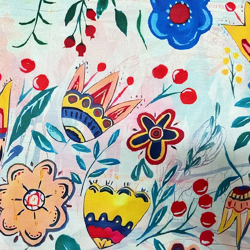 AMARRI™ - Tyylikäs Sekoitettu Kukka Vintage Paita