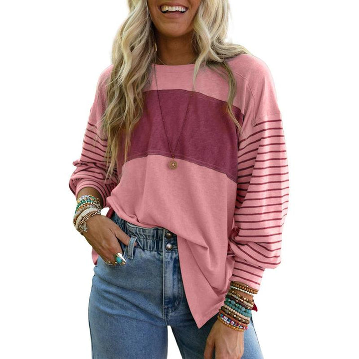 Naisten Trendikäs Oversized Pitkähiha Blus