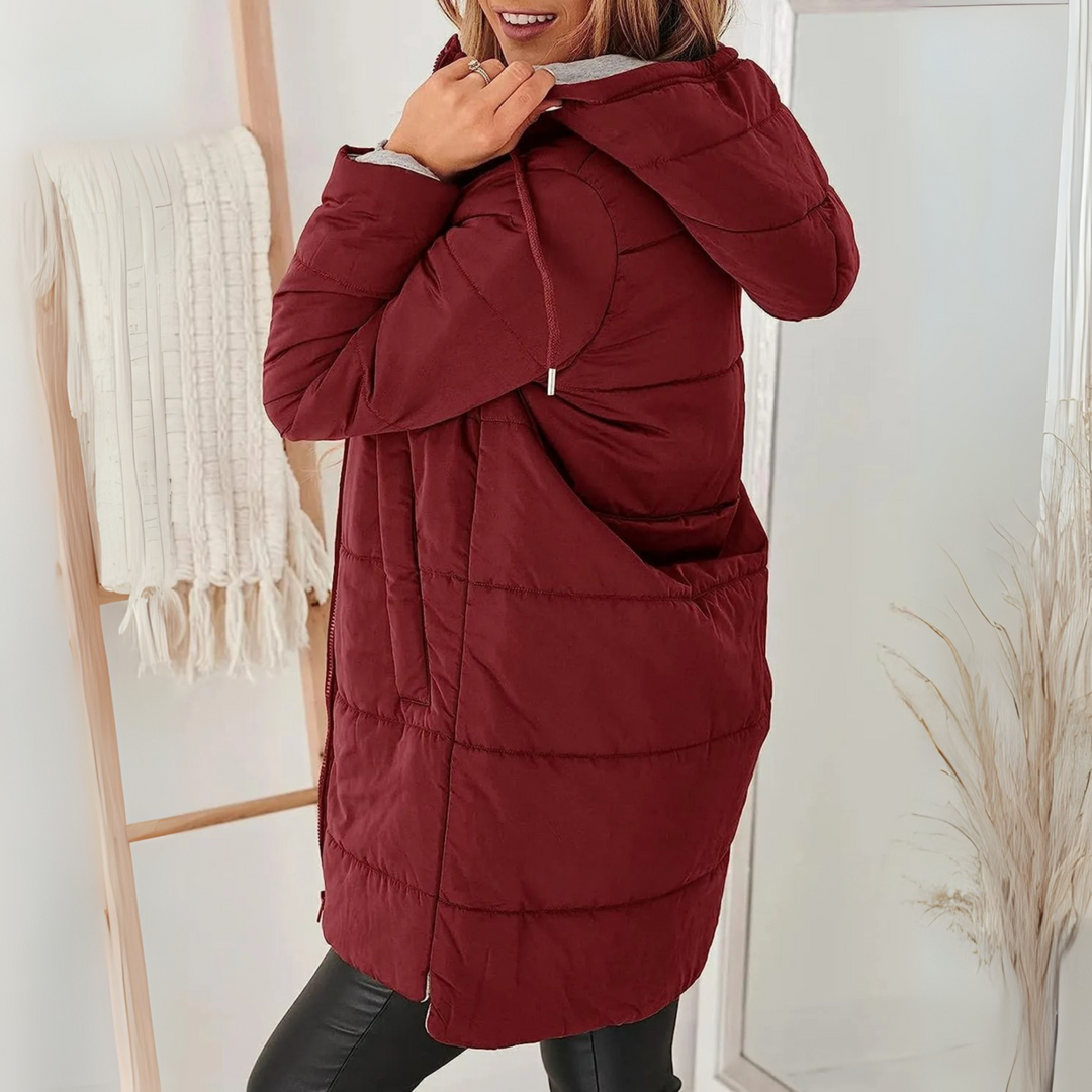 Yila™ – Rento hupullinen pufferitakki