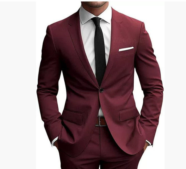 Two-piece Wedding Dinner Suit Jacket