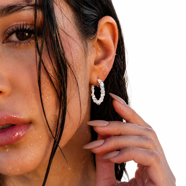Pendientes Aros Entorchados