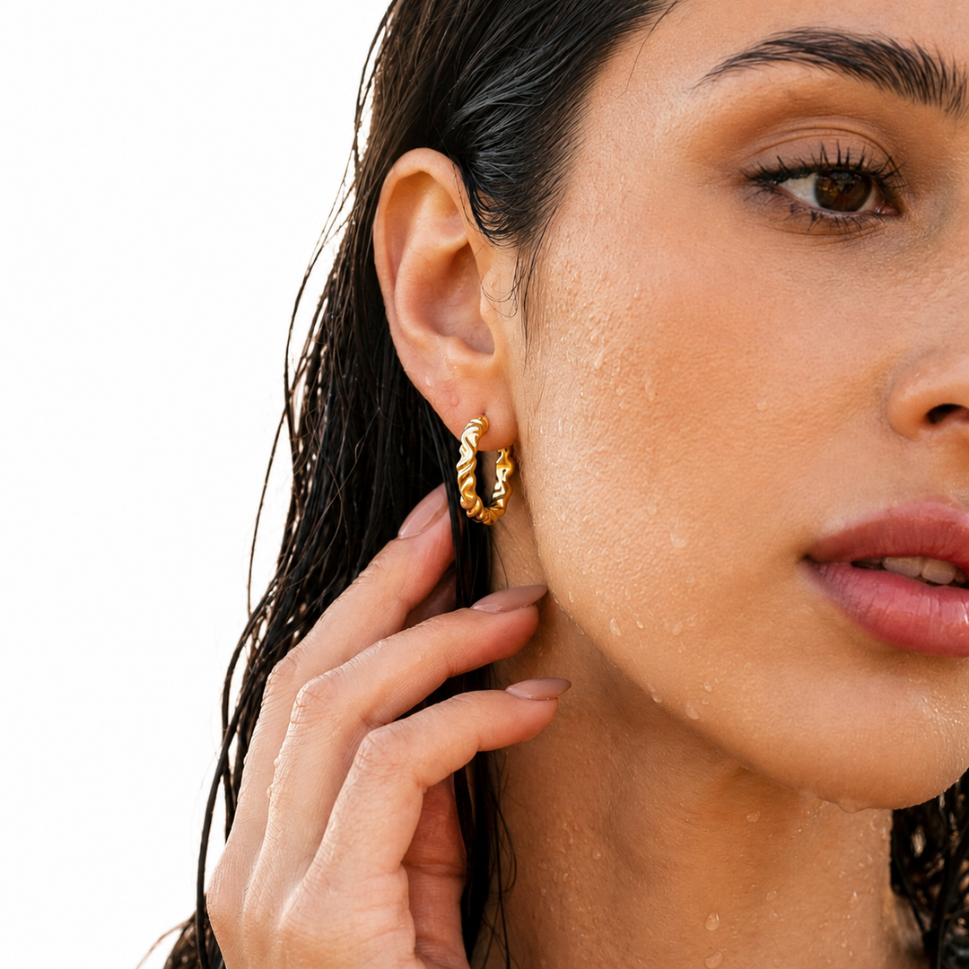 Pendientes Aros Entorchados