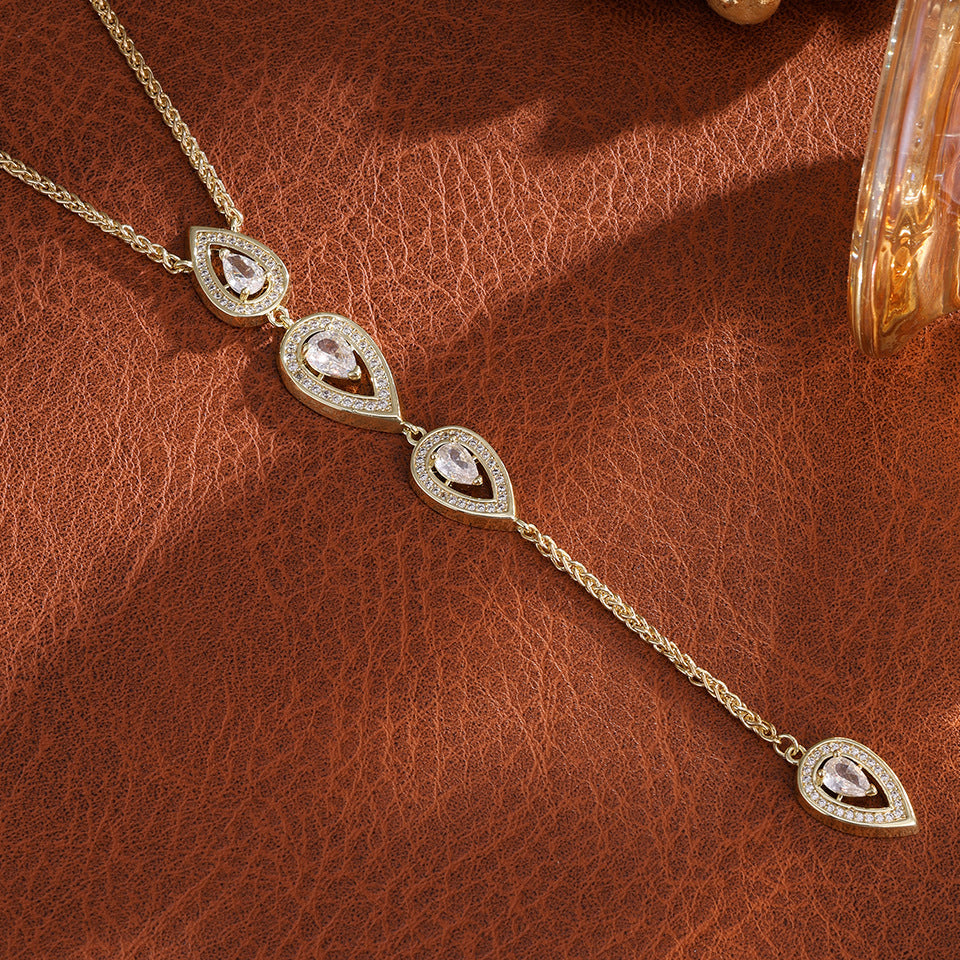 Water Drop Women's Fashionable All-match Necklace