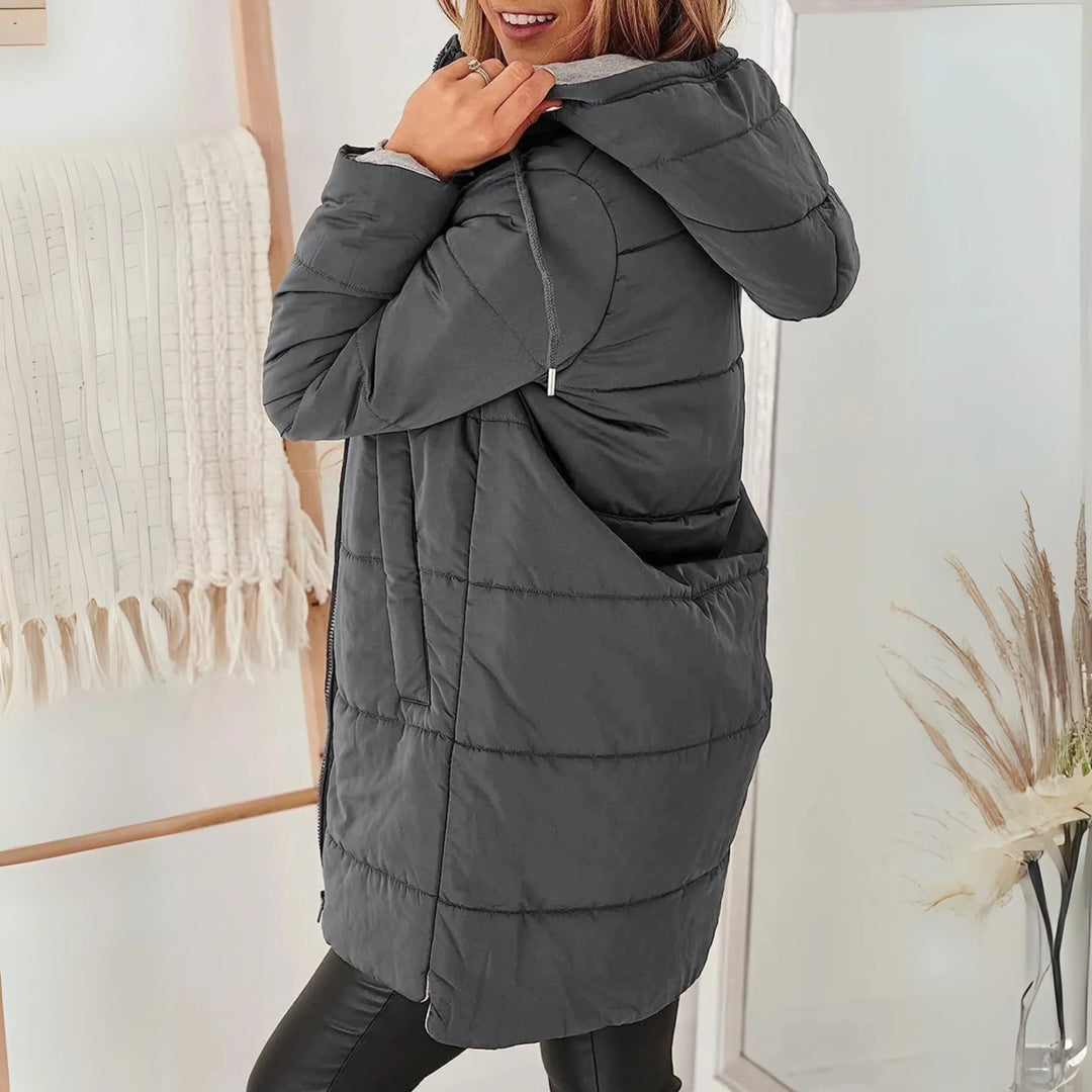 Yila™ – Rento hupullinen pufferitakki