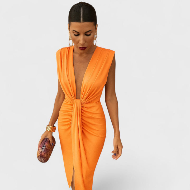 Júlia | Vestido con Escote Abierto