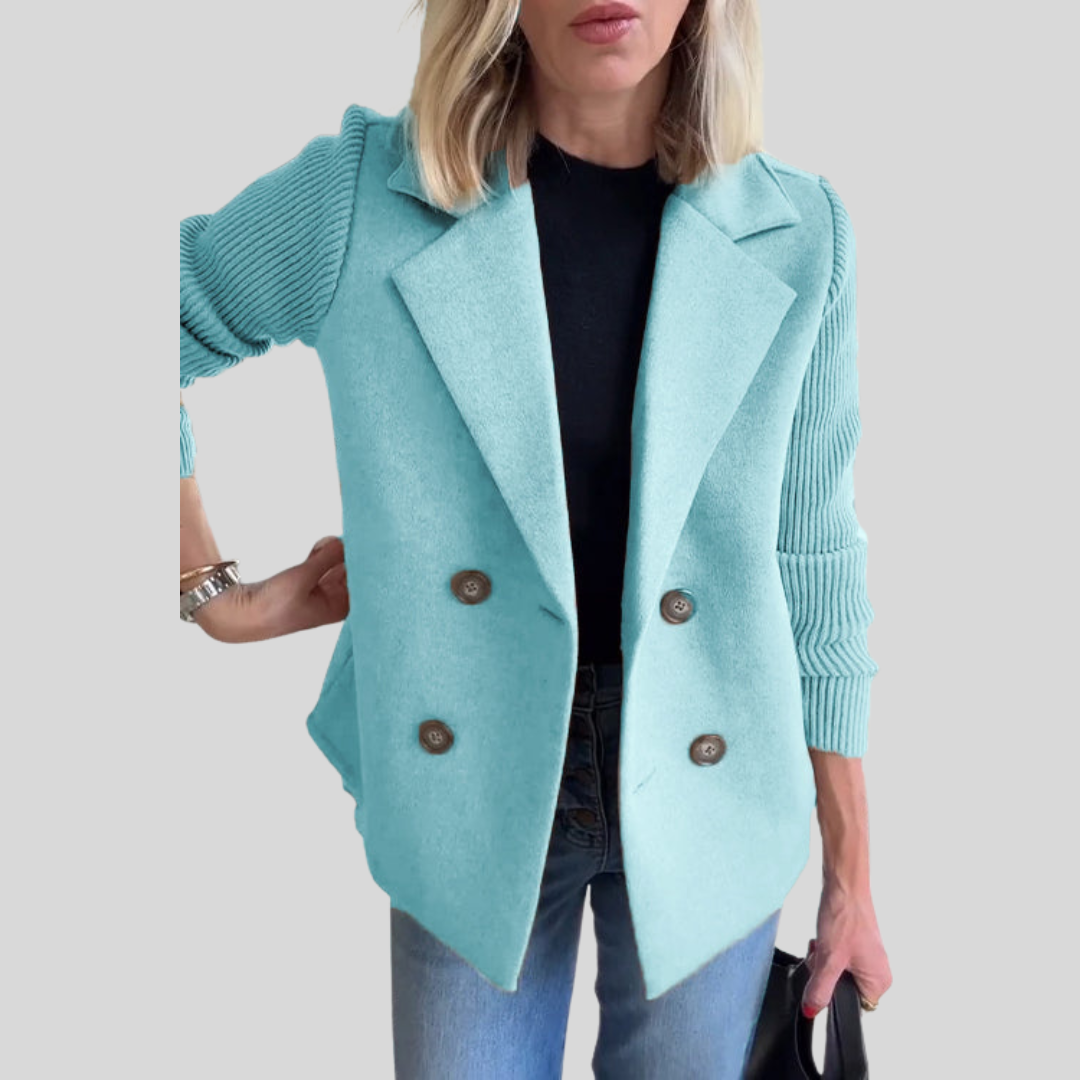 Lenora™ – Tyylikäs premium-bleiseri neulotuilla hihoilla