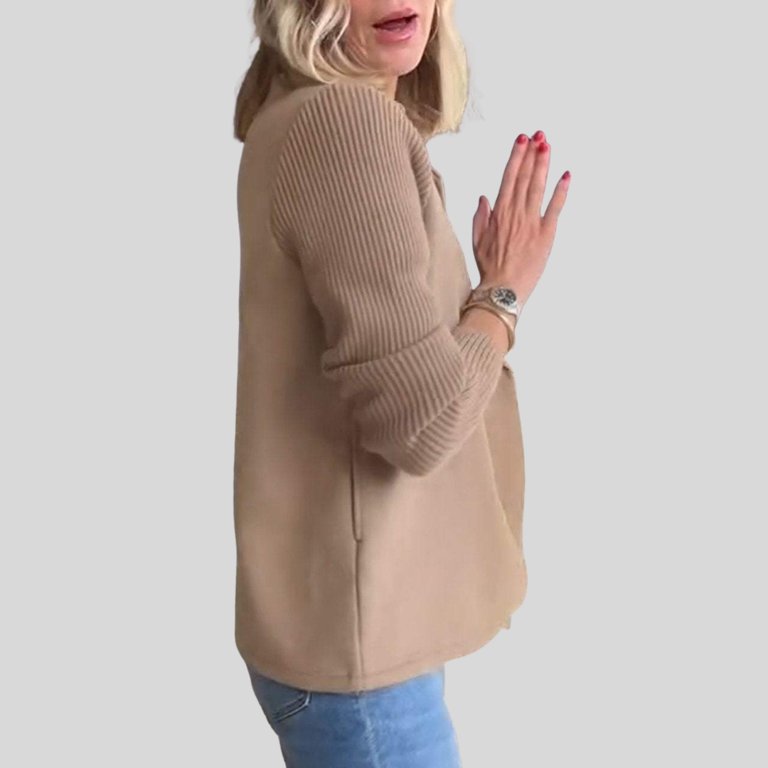Lenora™ – Tyylikäs premium-bleiseri neulotuilla hihoilla