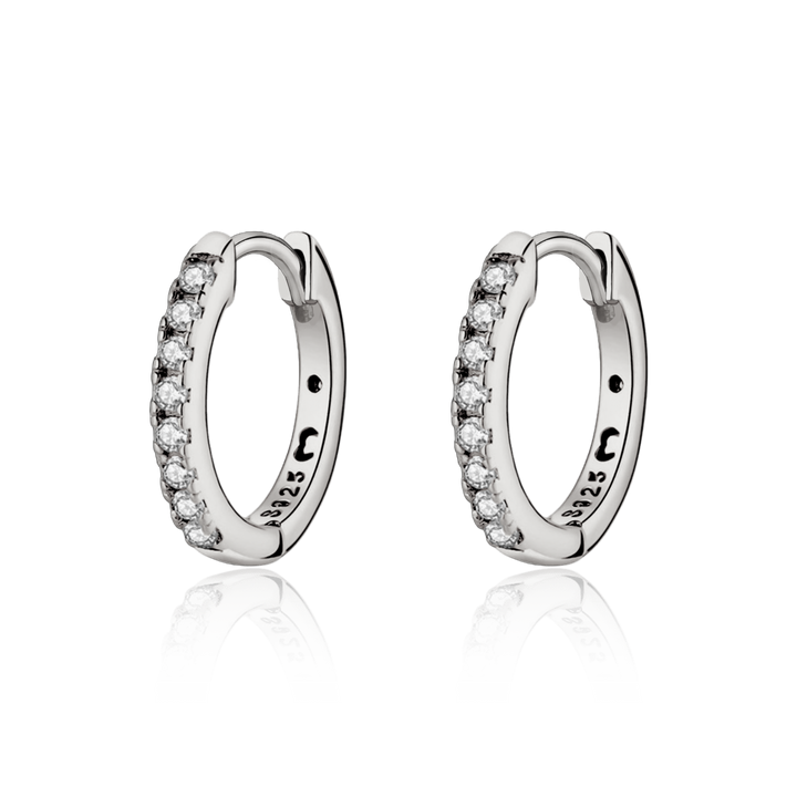 Pendientes de aro retro