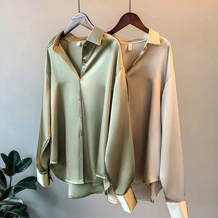FLORENCE™ | Silkkinen Pitkähiha