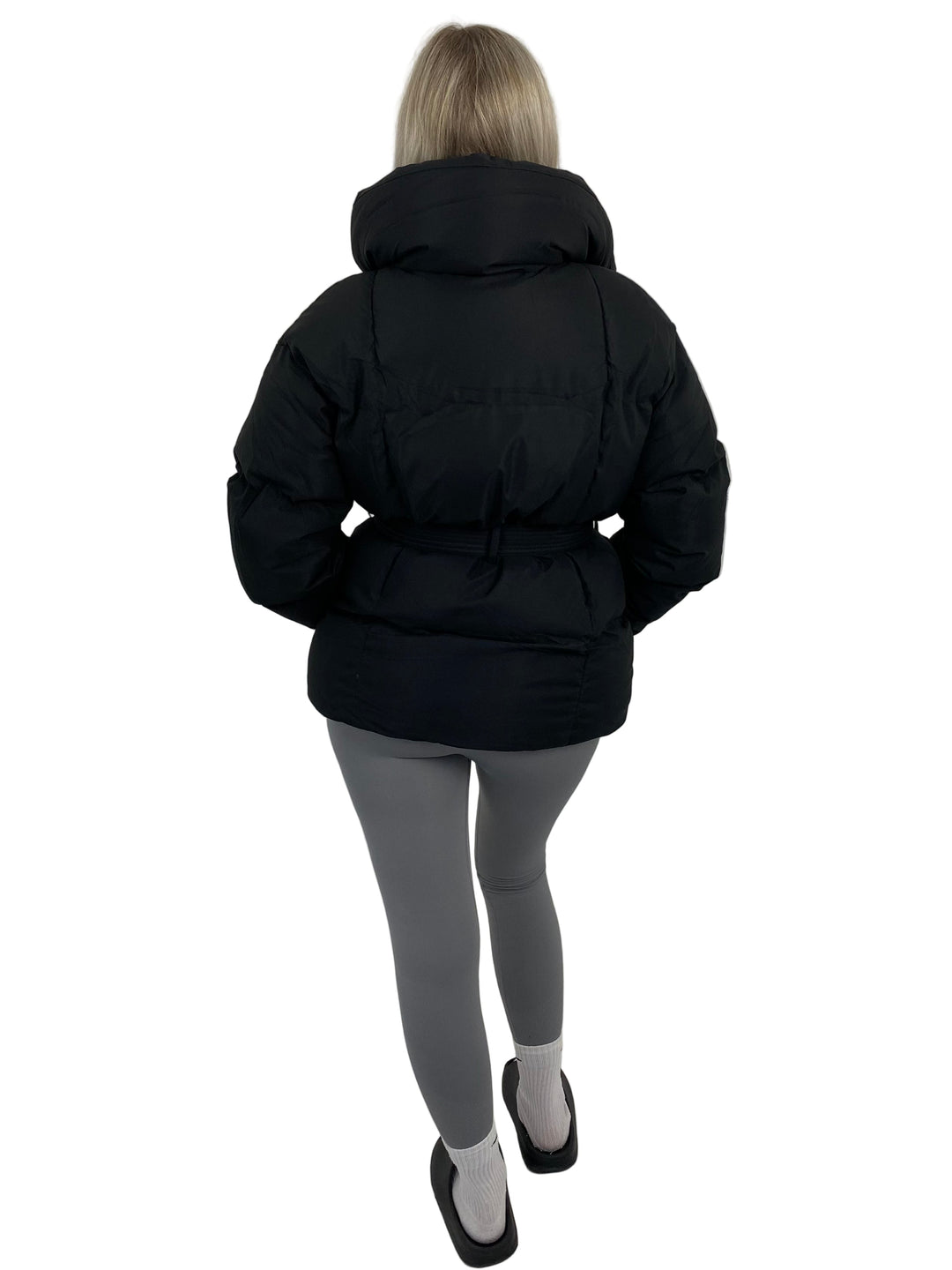Karly™ – Lyhyt puffer-takki vyötärötaskuilla