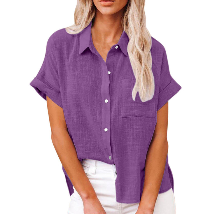AUDRINE™ – Mukava rento paita napilla