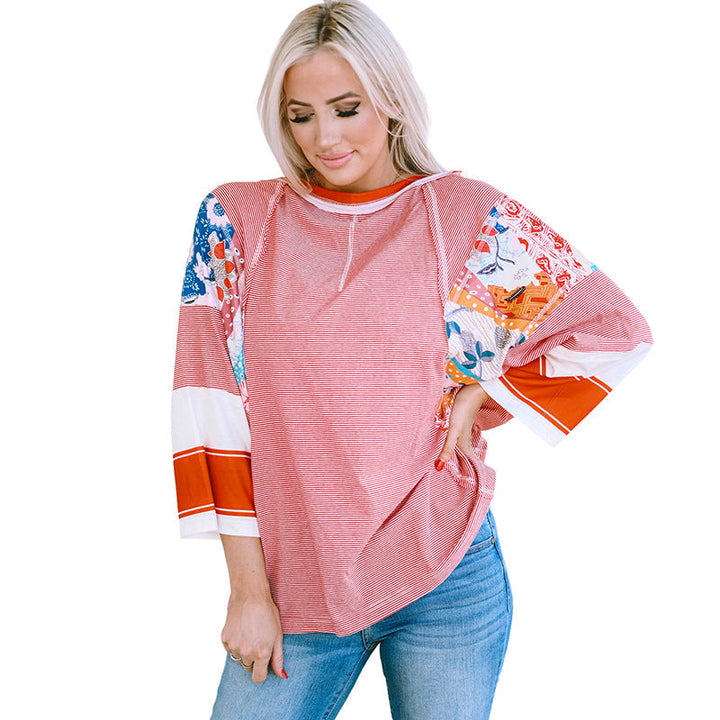 BAILEY™ – Kevyt Patches-tyylinen Batwing-toppi