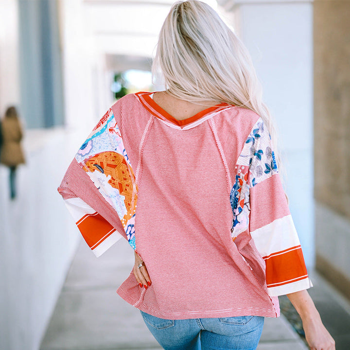 BAILEY™ – Kevyt Patches-tyylinen Batwing-toppi