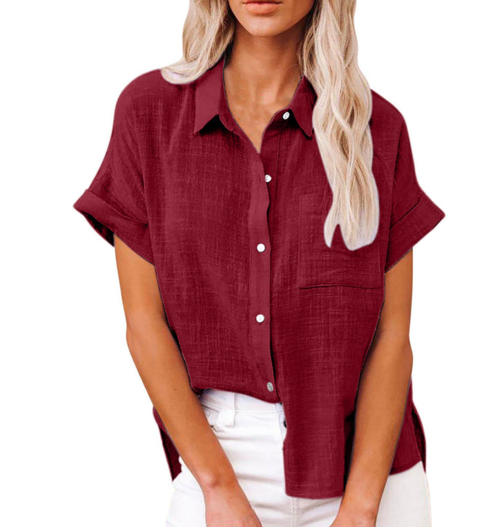 AUDRINE™ – Mukava rento paita napilla