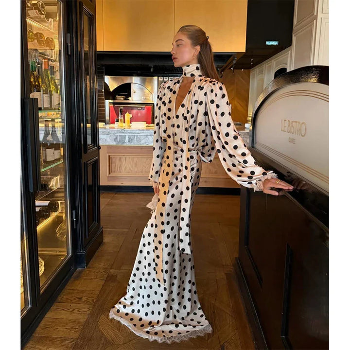 Ensemble Femme Élégant à Pois