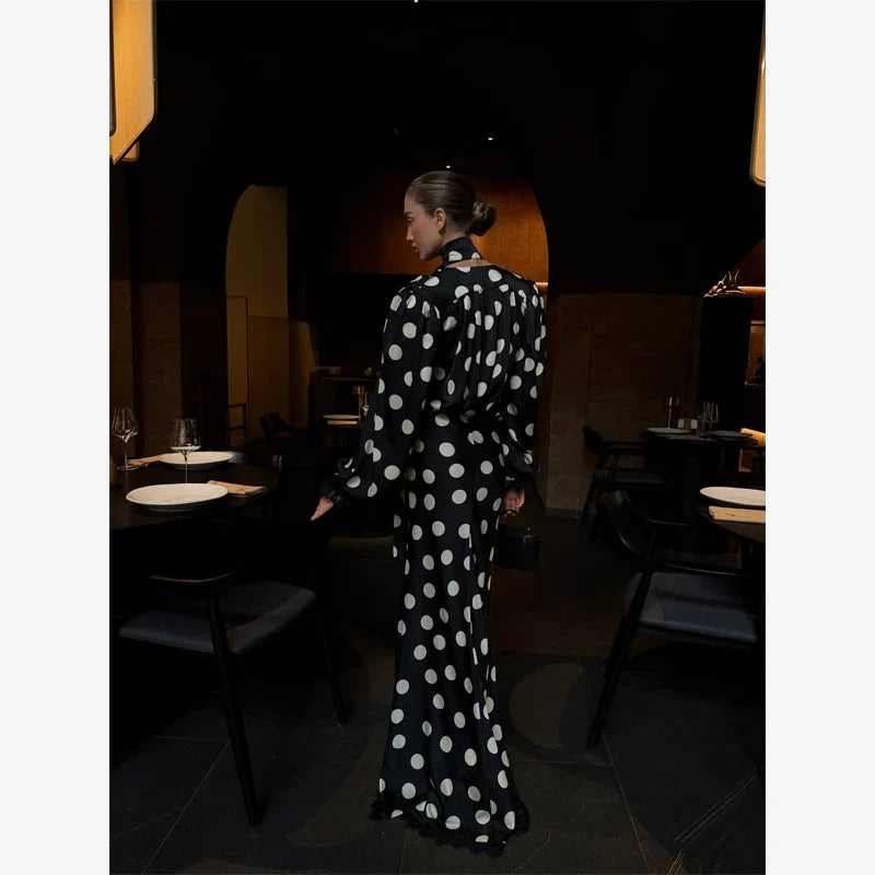 Ensemble Femme Élégant à Pois