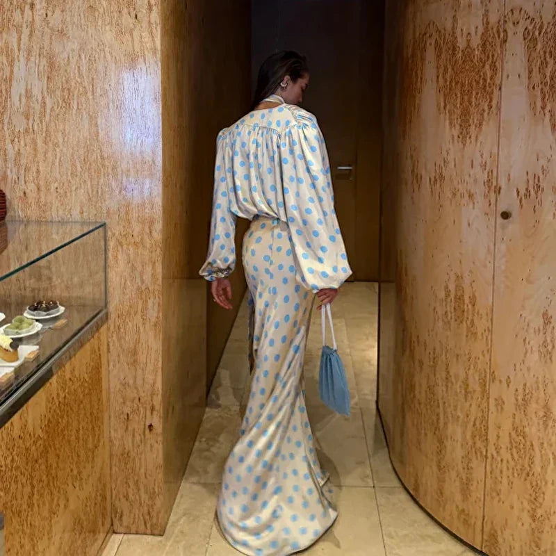 Ensemble Femme Élégant à Pois