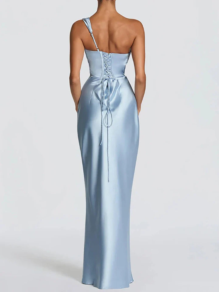 Robe Maxi Élégante Sans Manches Femme