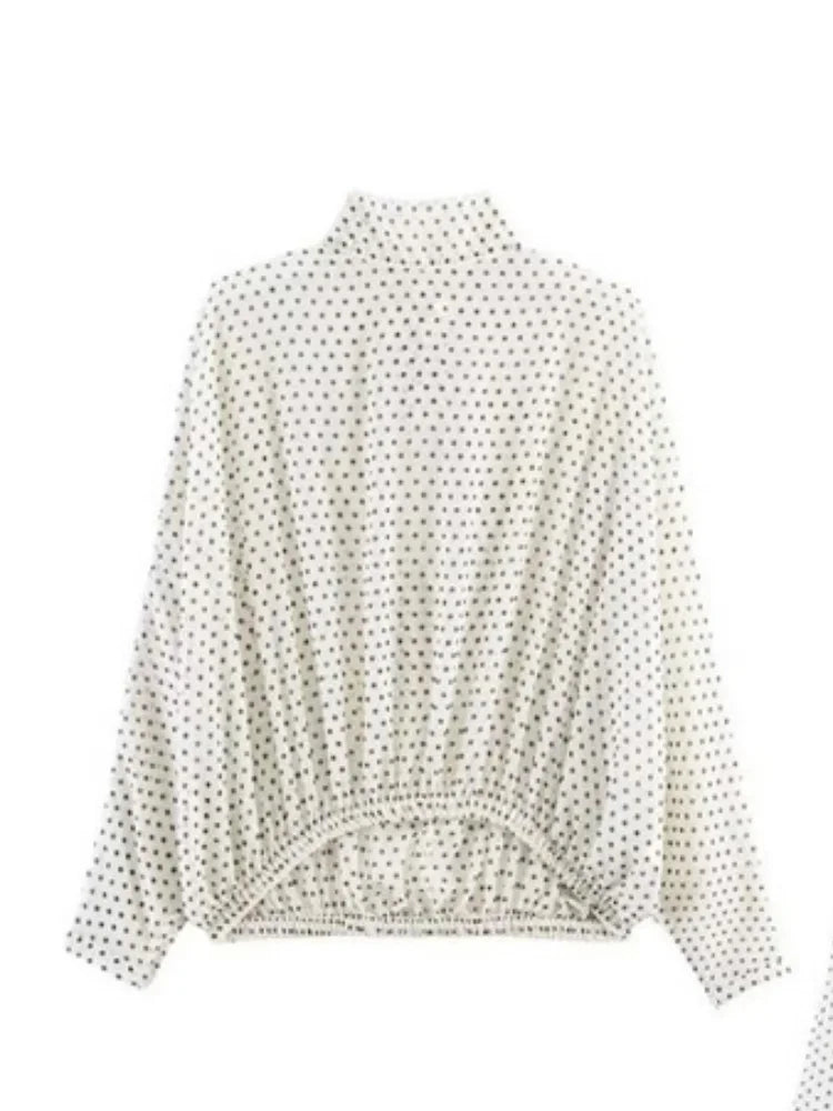 Ensemble Femme Élégant à Pois