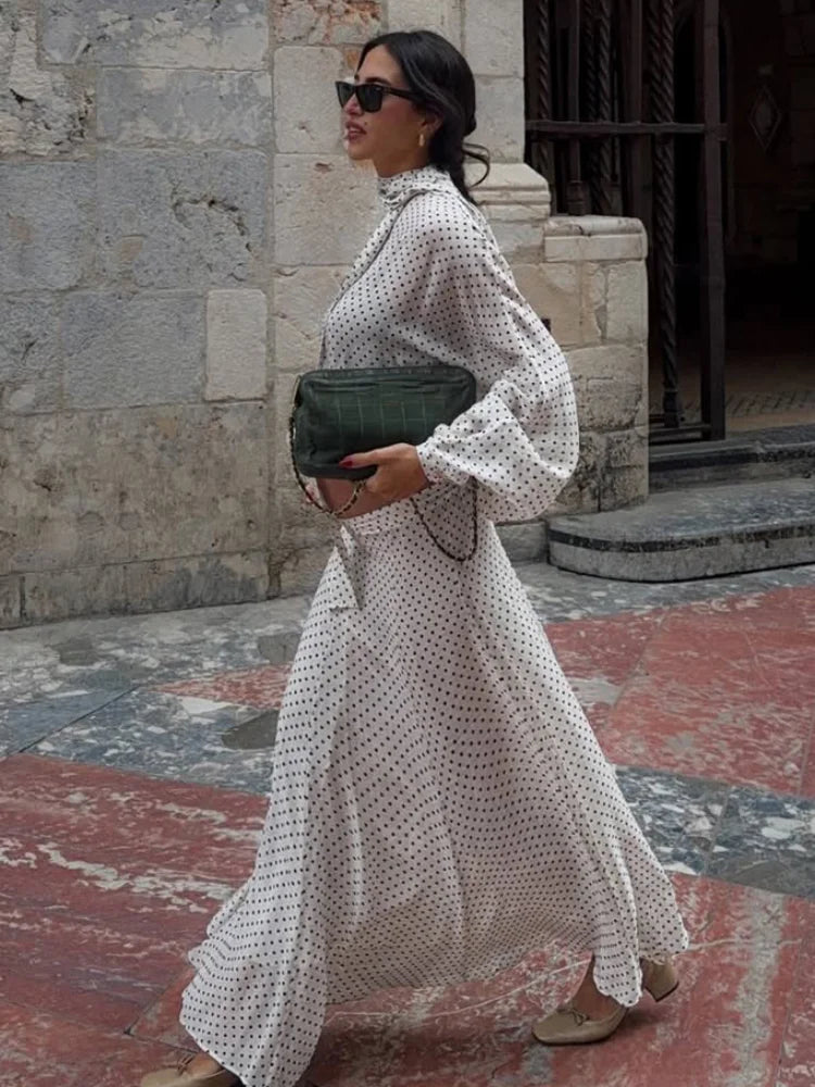 Ensemble Femme Élégant à Pois