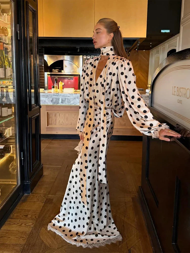 Ensemble Femme Élégant à Pois