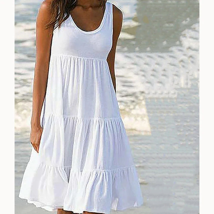 Robe midi moulante à bretelles