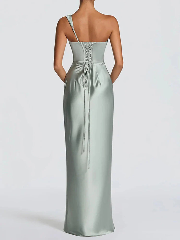 Robe Maxi Élégante Sans Manches Femme