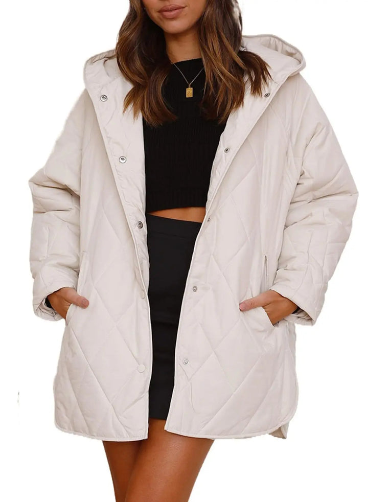 Corvaya™ – oversize-talvitakki hupulla