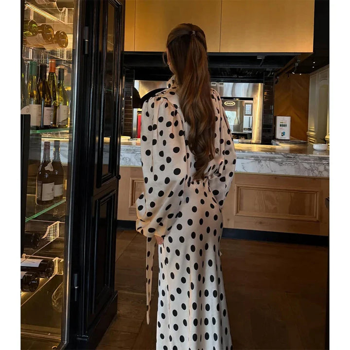 Ensemble Femme Élégant à Pois