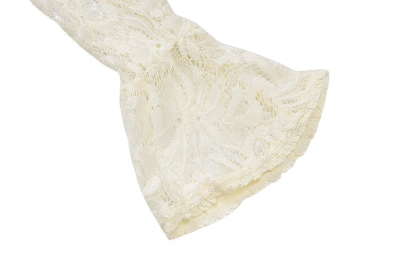 Robe en maille avec empiècements en tulle