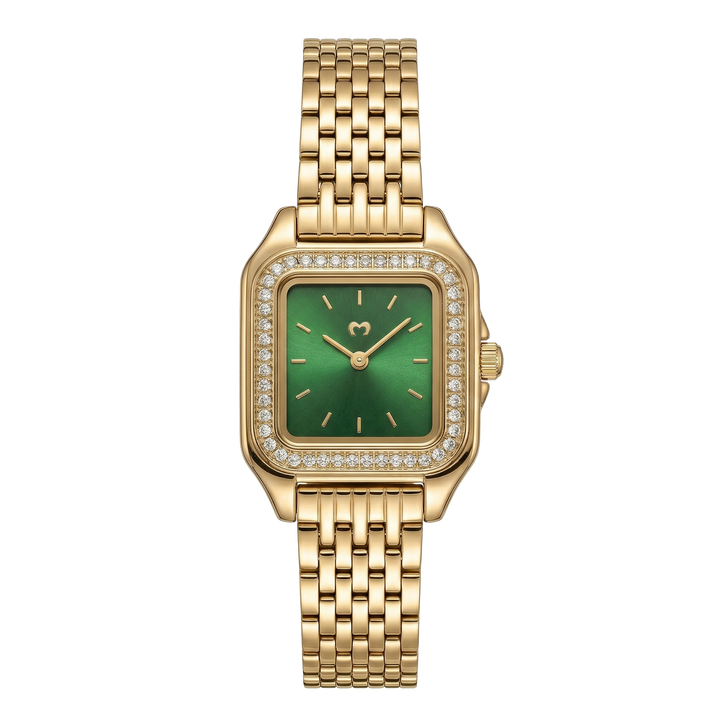 Reloj ~ Hampton Lux Gold-Green