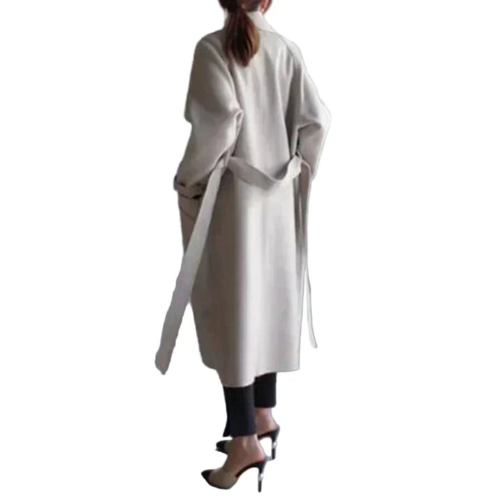 Elowen™ – Elegantti pitkä takki vyöllä