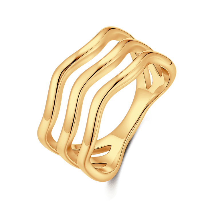 Anillo Bandas Onduladas