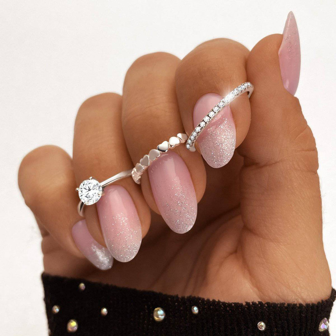 Anillo Oval de Circonita