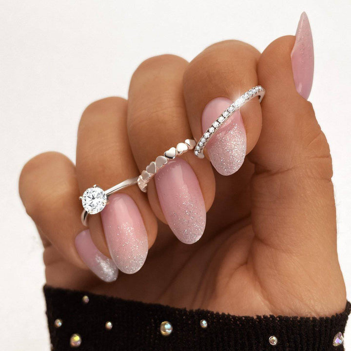Anillo Oval de Circonita