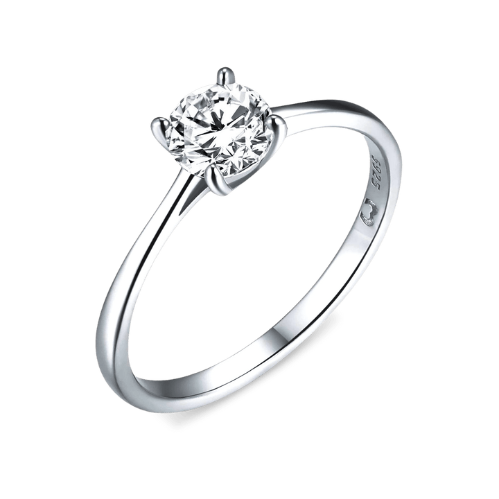 Anillo Oval de Circonita