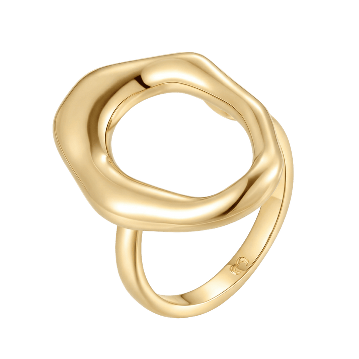 Anillo Círculo Asimétrico