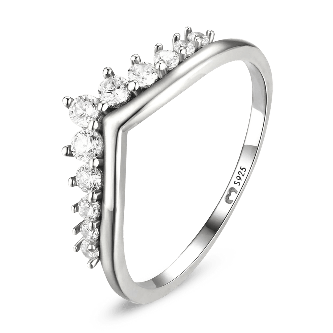Anillo Corona de Circonio