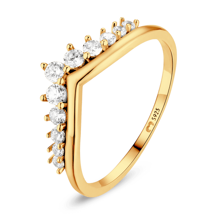 Anillo Corona de Circonio