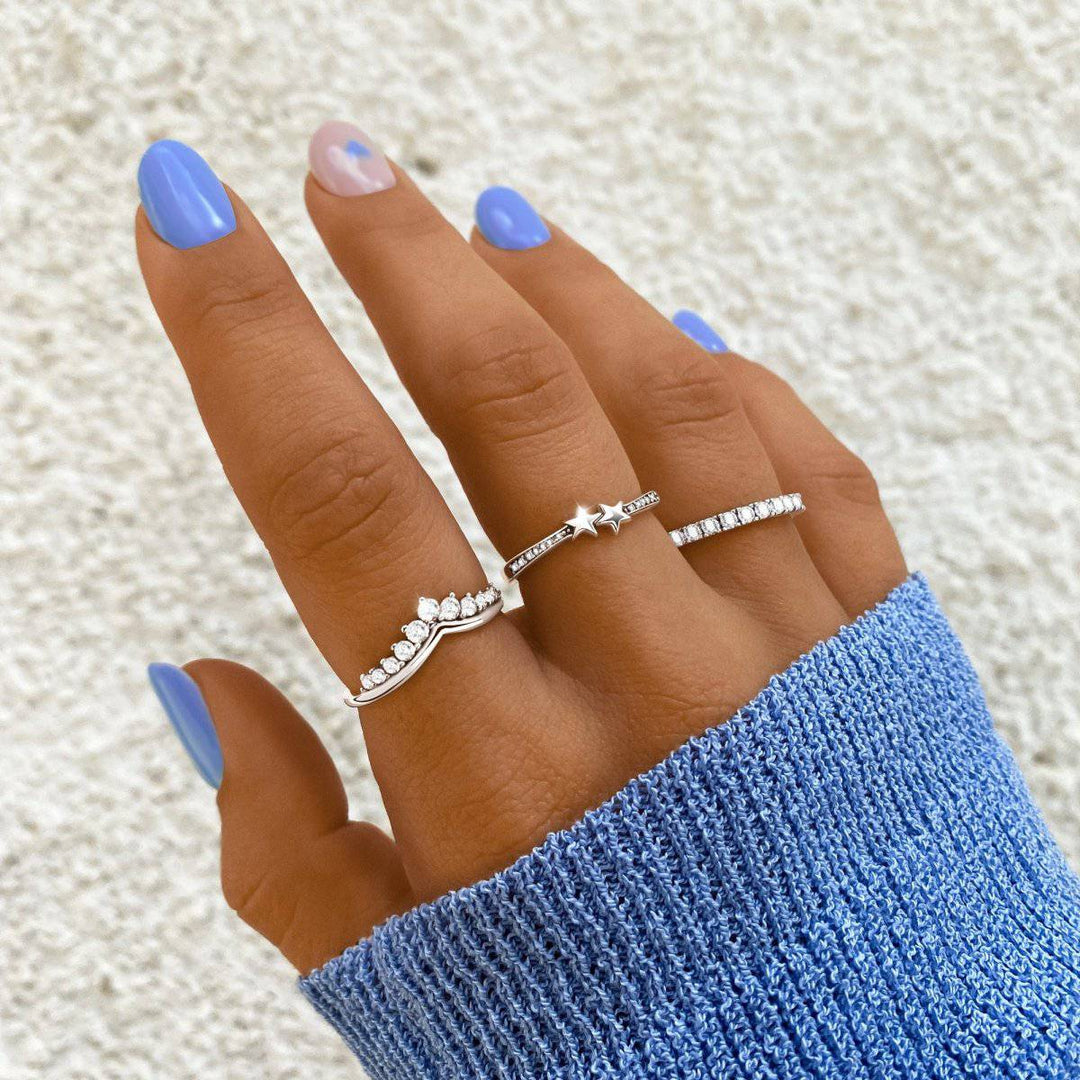 Anillo Corona de Circonio