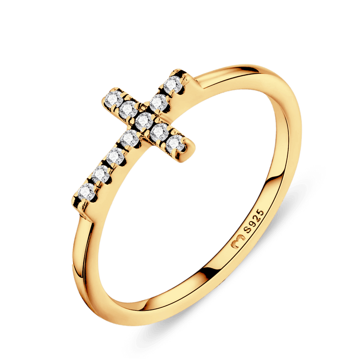 Anillo Cruz Religiosa